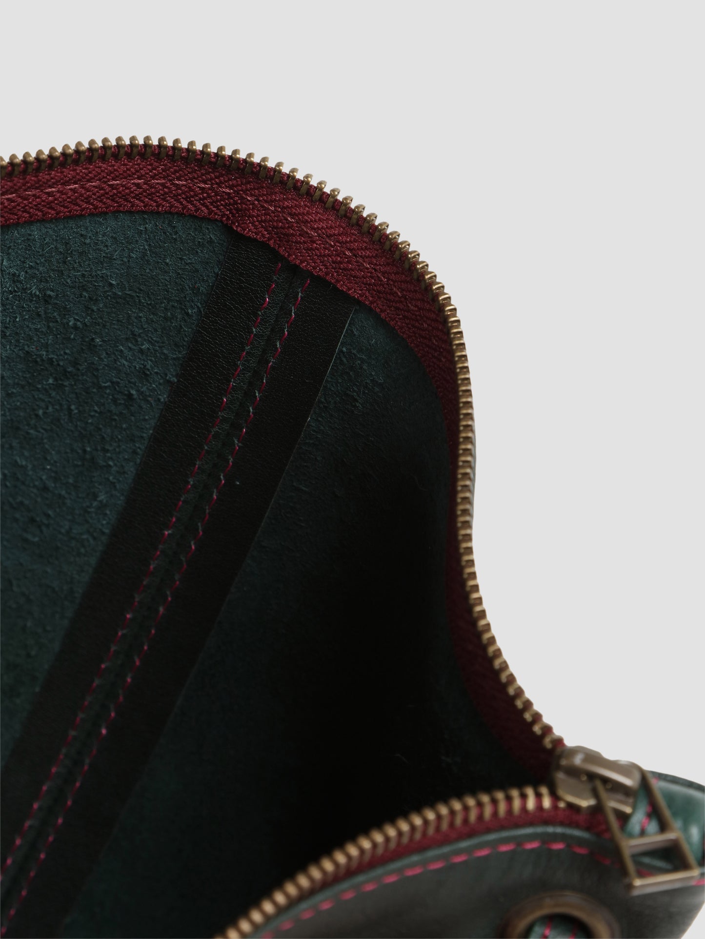 HammerAwl Genuine Leather Green Light Shoulder Crossbody Bag - Details