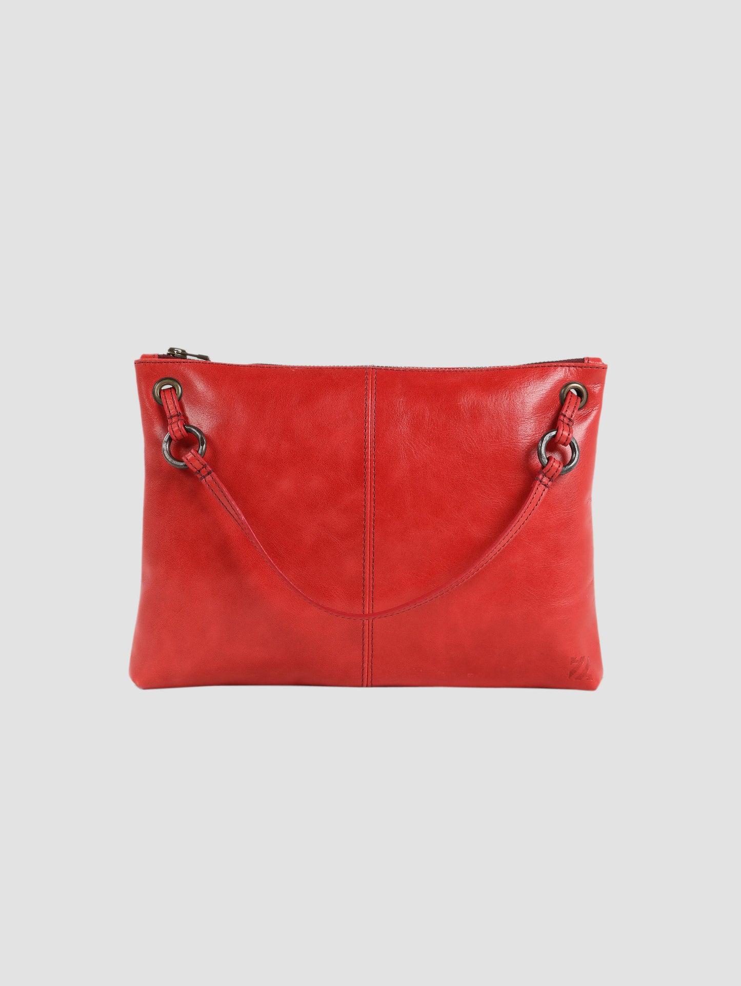 HammerAwl Genuine Leather Red Light Shoulder Crossbody Bag