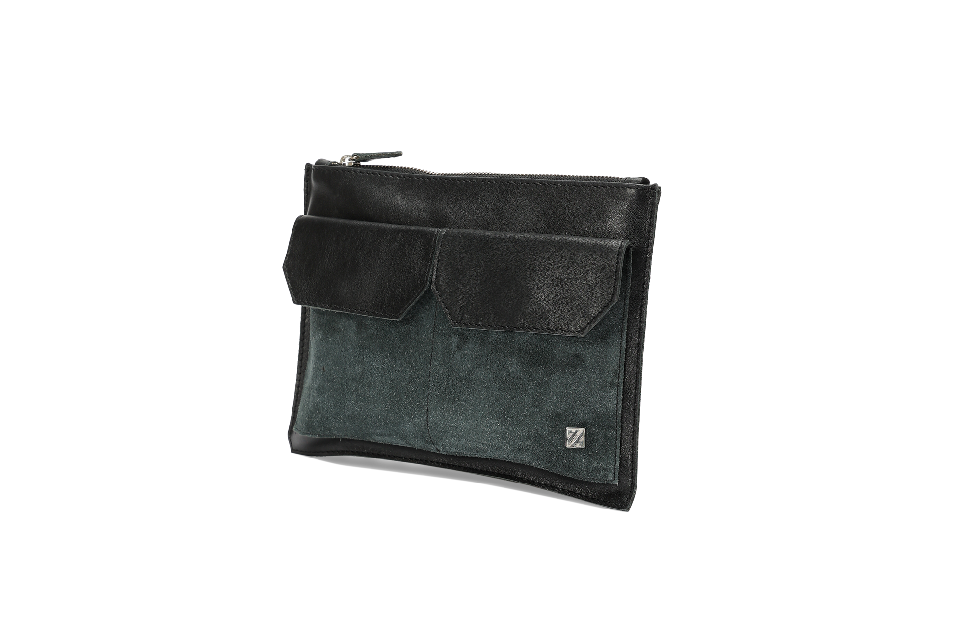 HammerAwl Black Leather Gyst Strap front view 