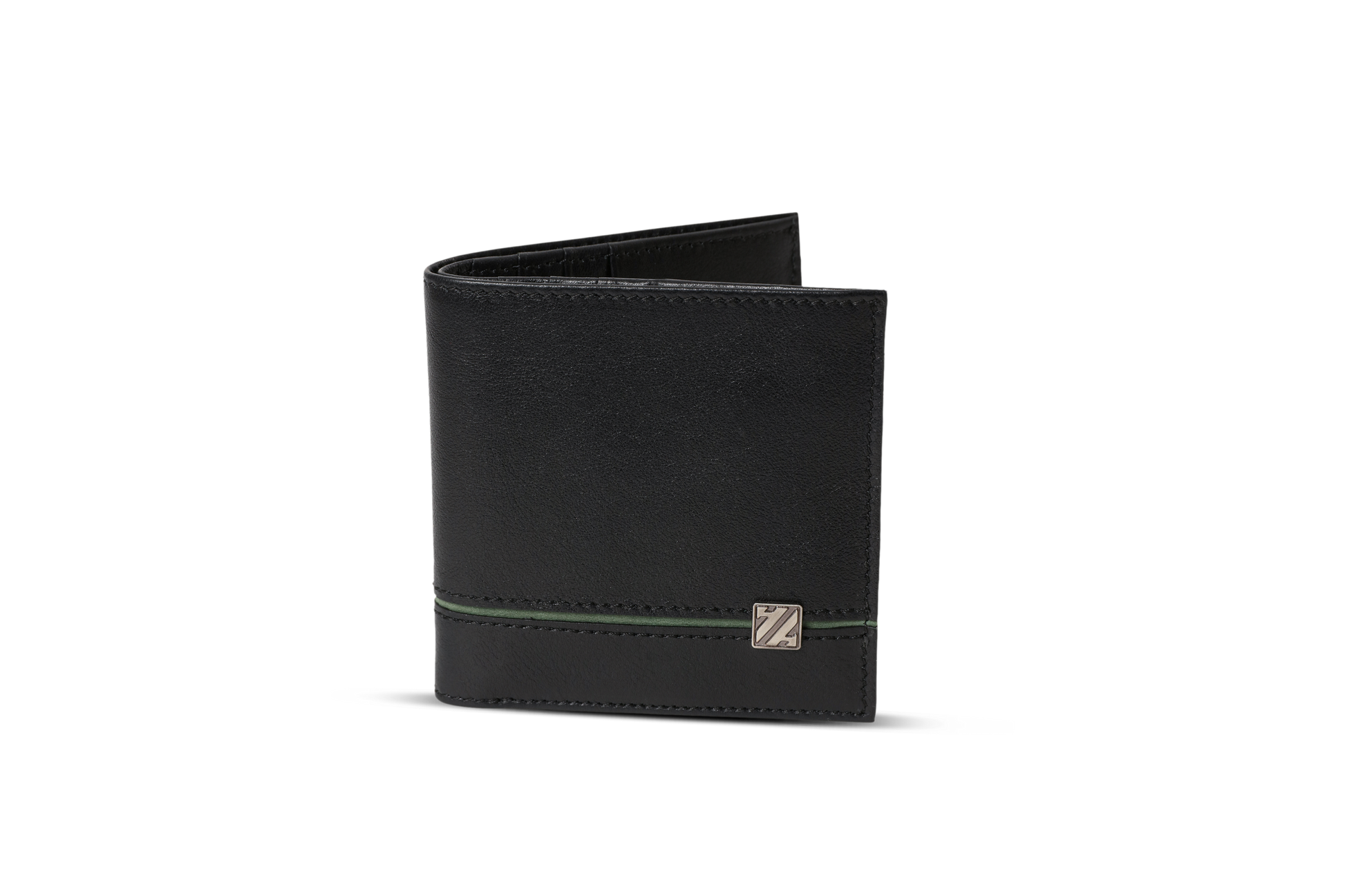 HammerAwl genuine leather Green Bifold wallet with RFID protection product view